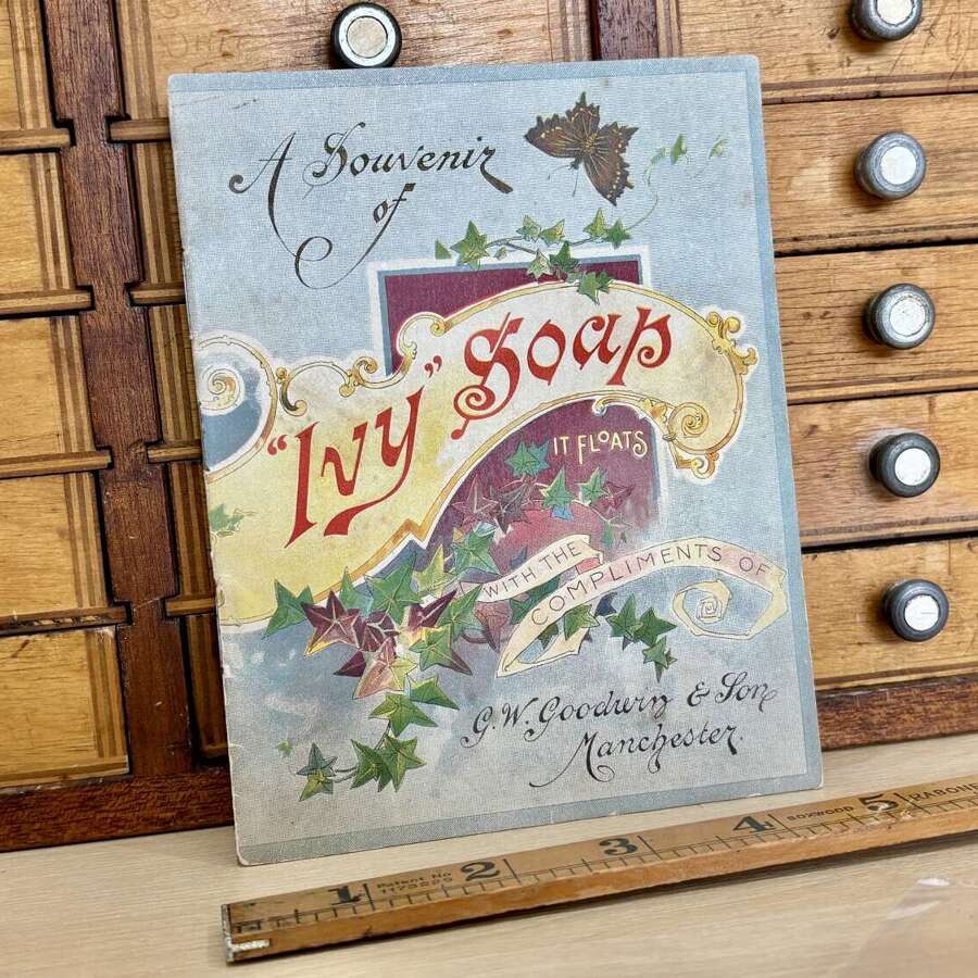 Goodwin & Son Ivy Soap Advertising Trade Card Booklet Ephemera c1900s