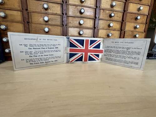 Palmer's Tyres Garage Motor Car Cycle Union Jack Mechanical Advertising Trade Card c1900s