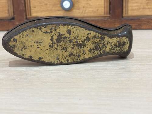 Early Fish Chocolate Sample Miniature Tin c1915
