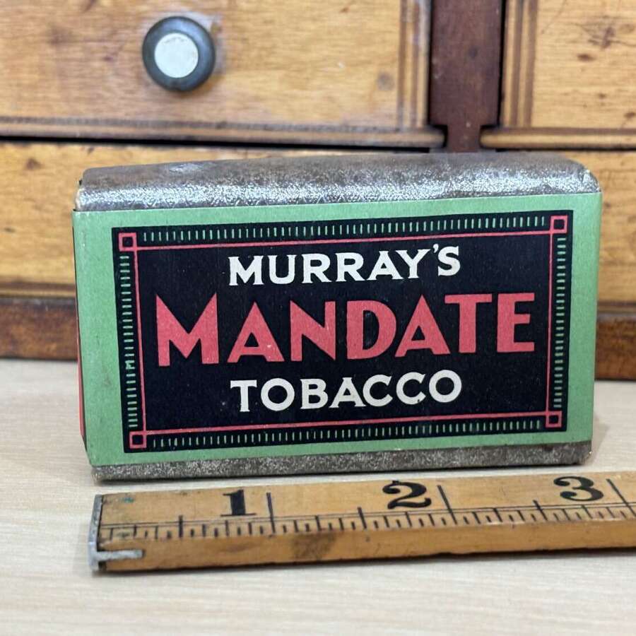 Murray's Mandate Live Full Tobacco Packet / Pack  c1900s