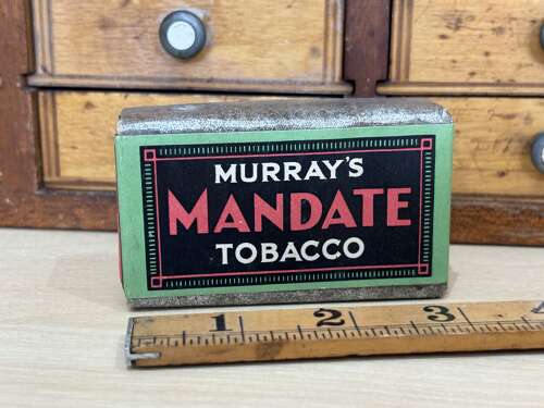 Murray's Mandate Live Full Tobacco Packet / Pack  c1900s
