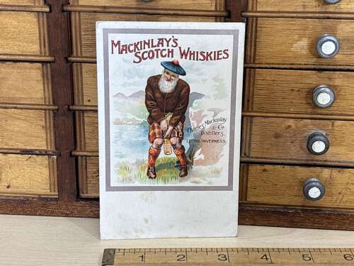 Mackinlay’s Inverness Scotch Whisky Advertising Trade post Card Ephemera c1900s
