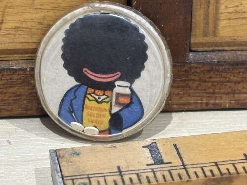 Robertsons Golden Shred Golly Palm Dexterity Puzzle Advertising Novelty c1900s