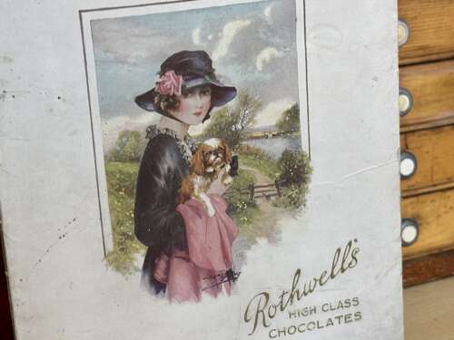 Rothwell Lady Image Chocolate Box c1930s