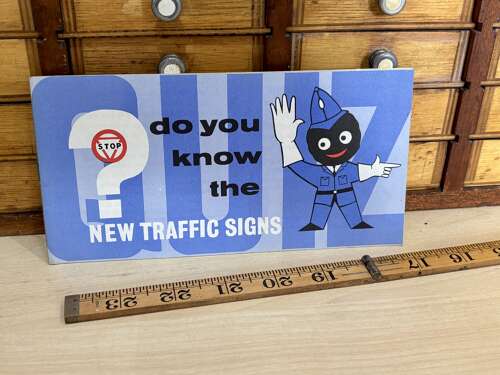 Robertson's Golly Marmalade Jam Traffic Signs Advertising Bookelet c1960s
