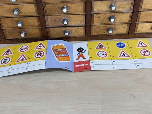 Robertson's Golly Marmalade Jam Traffic Signs Advertising Bookelet c1960s