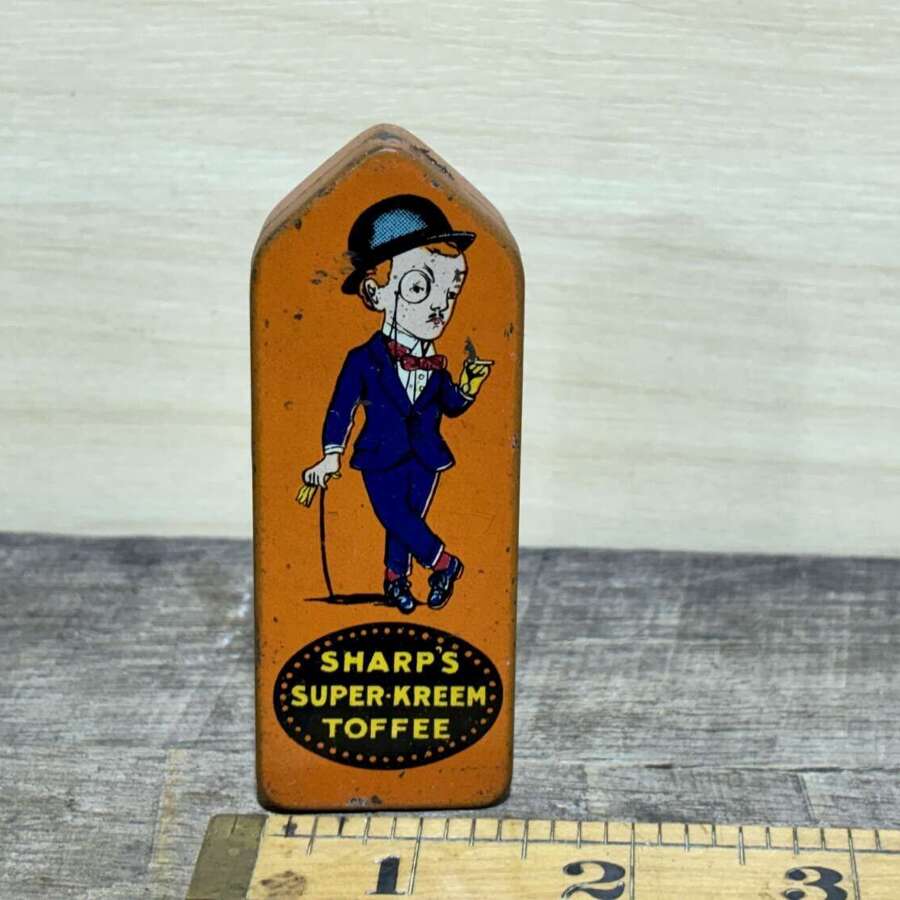 Sharp's Mr Kreemy Nut Sample Size Toffee Tin c1930s