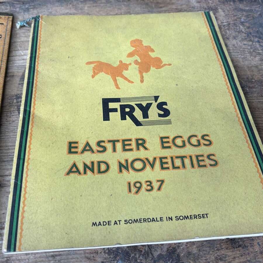 Fry's Easter Chocolate Egg & Novelties Advertising Catalogue c1937