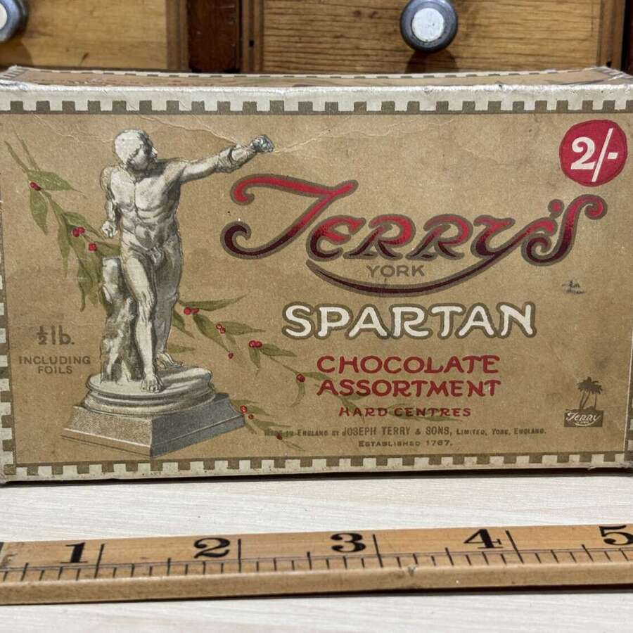 Scarce Terry's Spartan Chocolate Dummy Box c1930s