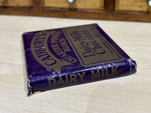 Cadbury's Quarter Pound Chocolate Dummy Bar Tasmania Australia c1920-30s