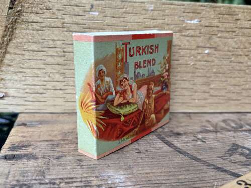 B. Morris Turkish Blend Lady Image Empty 20 Cigarette Pack c1920s