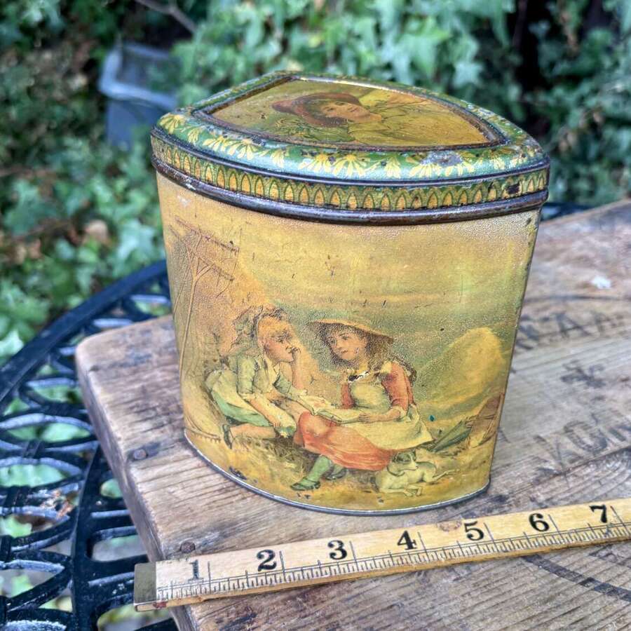 Mackenzie & Mackenzie Victorian Biscuit Tin c1890s