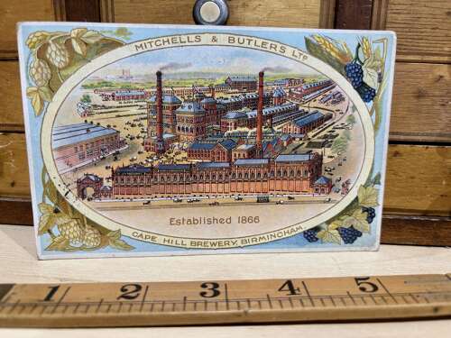 Superb Mitchell & Butler's Factory Scene Advertising Trade Post Card c1912