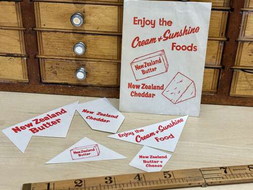 New Zealand Butter Advertising  Puzzle Trade Card Ephemera c1930s
