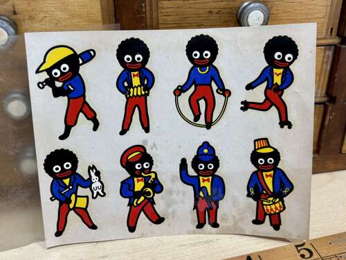 Complete Unused Set Of Robertson's Jam Golly Transfers c1960s