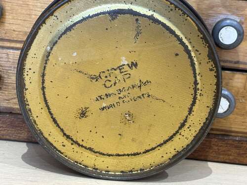 Superb Victory Children Sledging Christmas Snow Toffee Tin c1900s