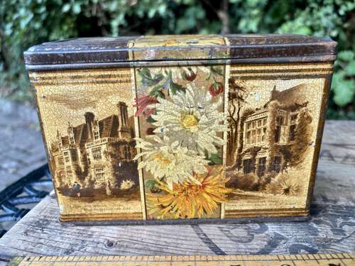 Carr’s Lord Tennyson Biscuit Tin c1900s