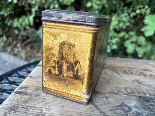 Carr’s Lord Tennyson Biscuit Tin c1900s
