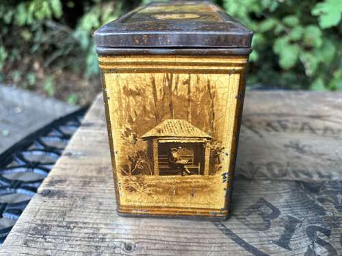 Carr’s Lord Tennyson Biscuit Tin c1900s