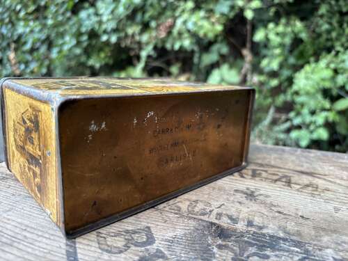 Carr’s Lord Tennyson Biscuit Tin c1900s