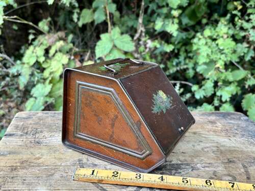 Scarce Filshill's Glagow Coal Scuttle Biscuit Tin c1900s