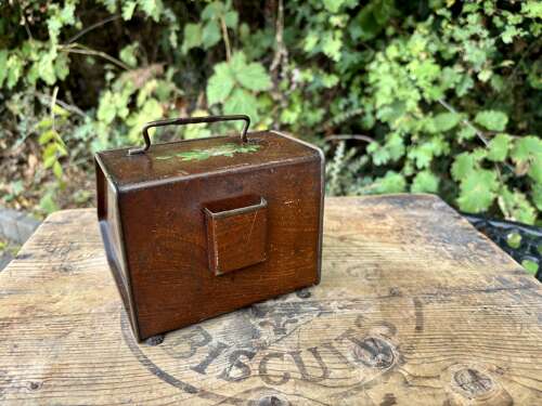 Scarce Filshill's Glagow Coal Scuttle Biscuit Tin c1900s