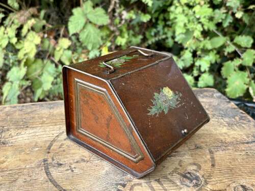 Scarce Filshill's Glagow Coal Scuttle Biscuit Tin c1900s