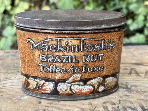 Mackintosh Small Oval Toffee Tin c1920s