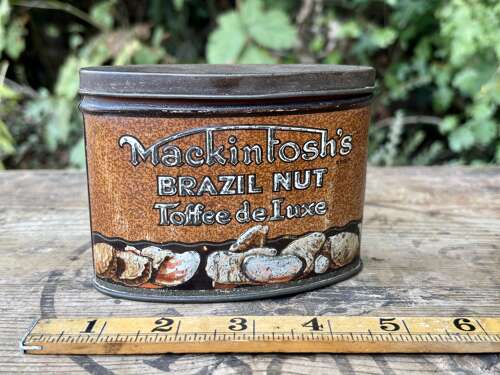 Mackintosh Small Oval Toffee Tin c1920s
