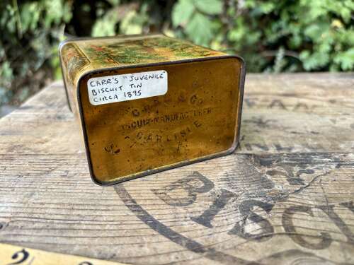 Carr's Juvenile Biscuit Tin c1895