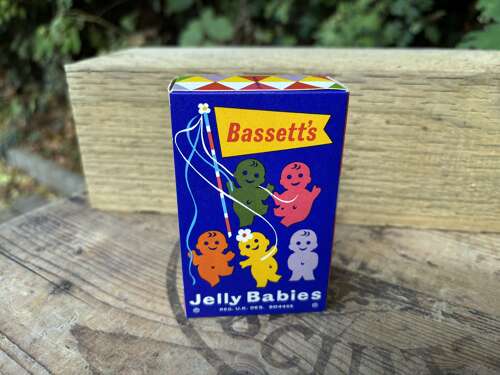 Bassett's Jelly Babies Sweet Box c1960s