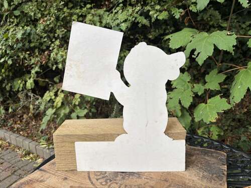 Superb Bonzo the Dog Card Die-Cut Advertising Sign Shop Display c1980s