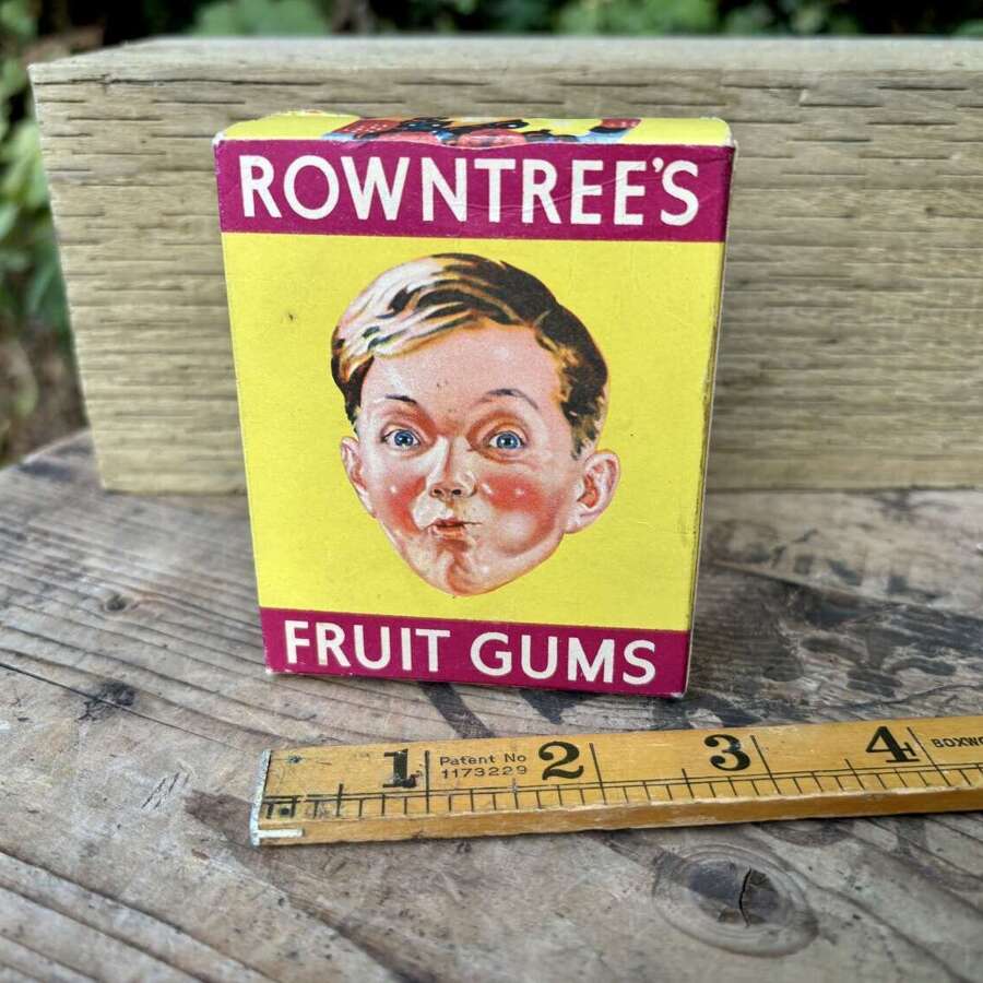 Rowntree's Fruit Gums Sweet Box c1960s