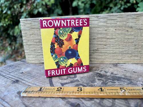 Rowntree's Fruit Gums Sweet Box c1960s