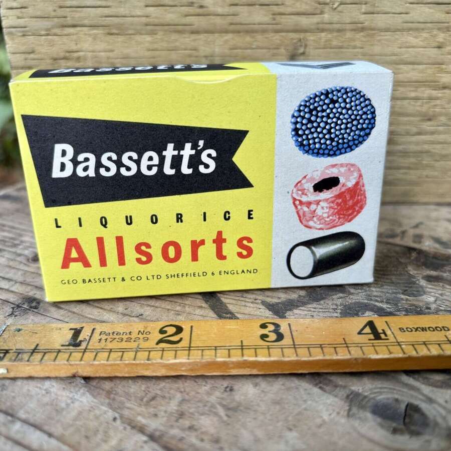 Bassett's Liquorice Allsorts Sweet Dummy Box c1960s