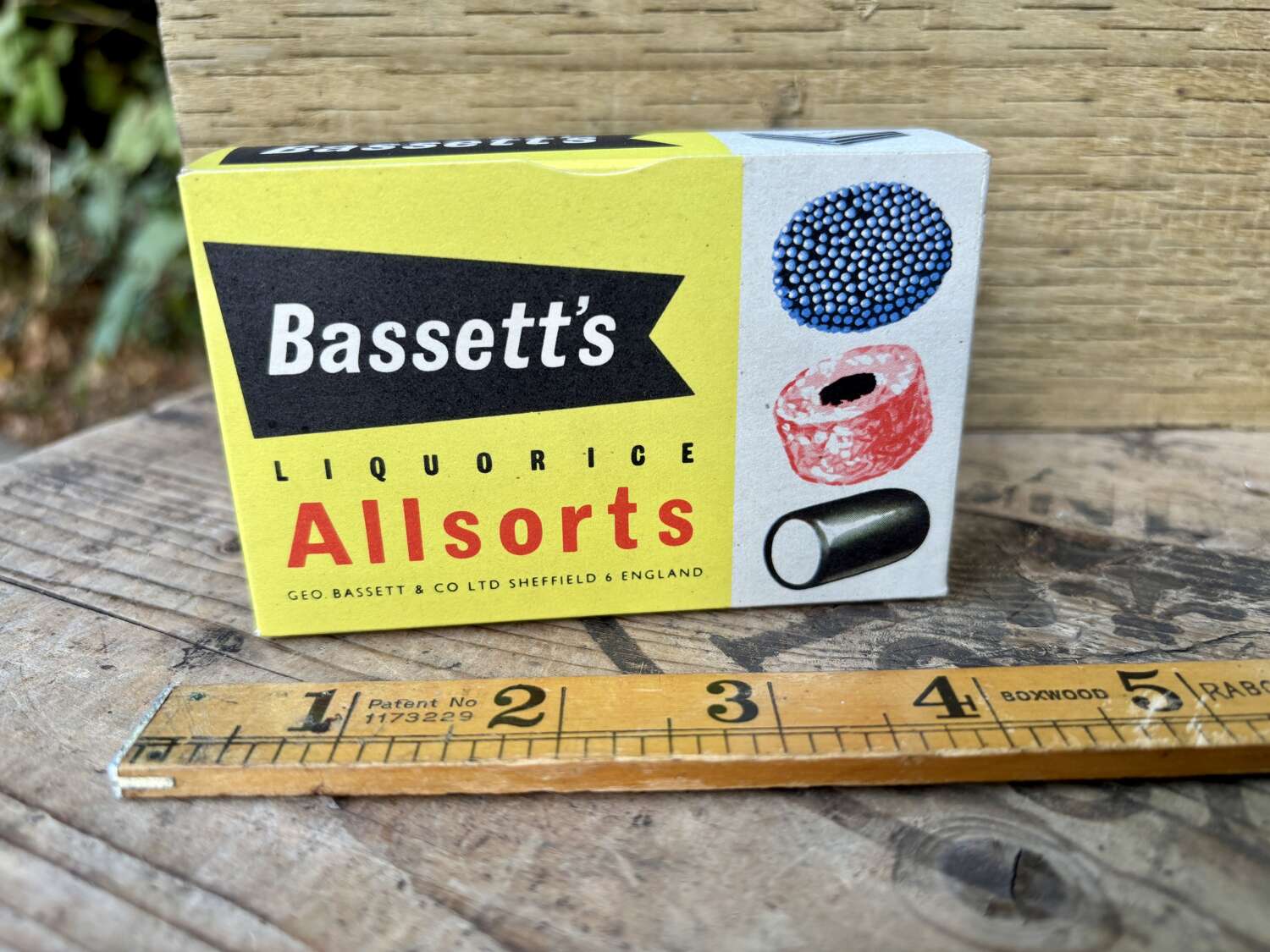 Bassett's Liquorice Allsorts Sweet Dummy Box c1960s