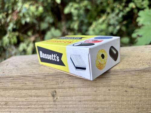 Bassett's Liquorice Allsorts Sweet Dummy Box c1960s