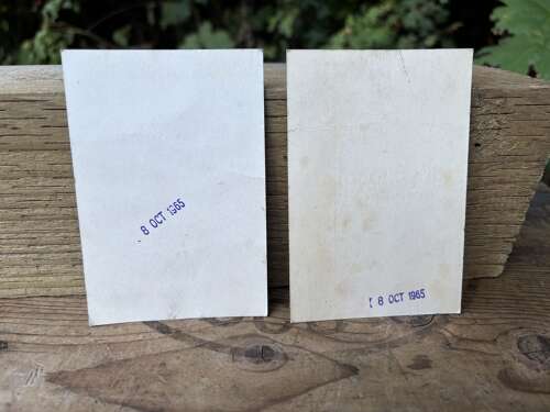 A pair of Blue Bird Toffee Price Card Signs c1960s