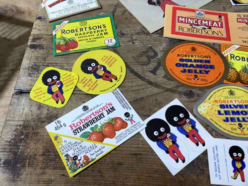 Small Collection Of Robertson's Golly Advertising Labels etc c1950-60-70s